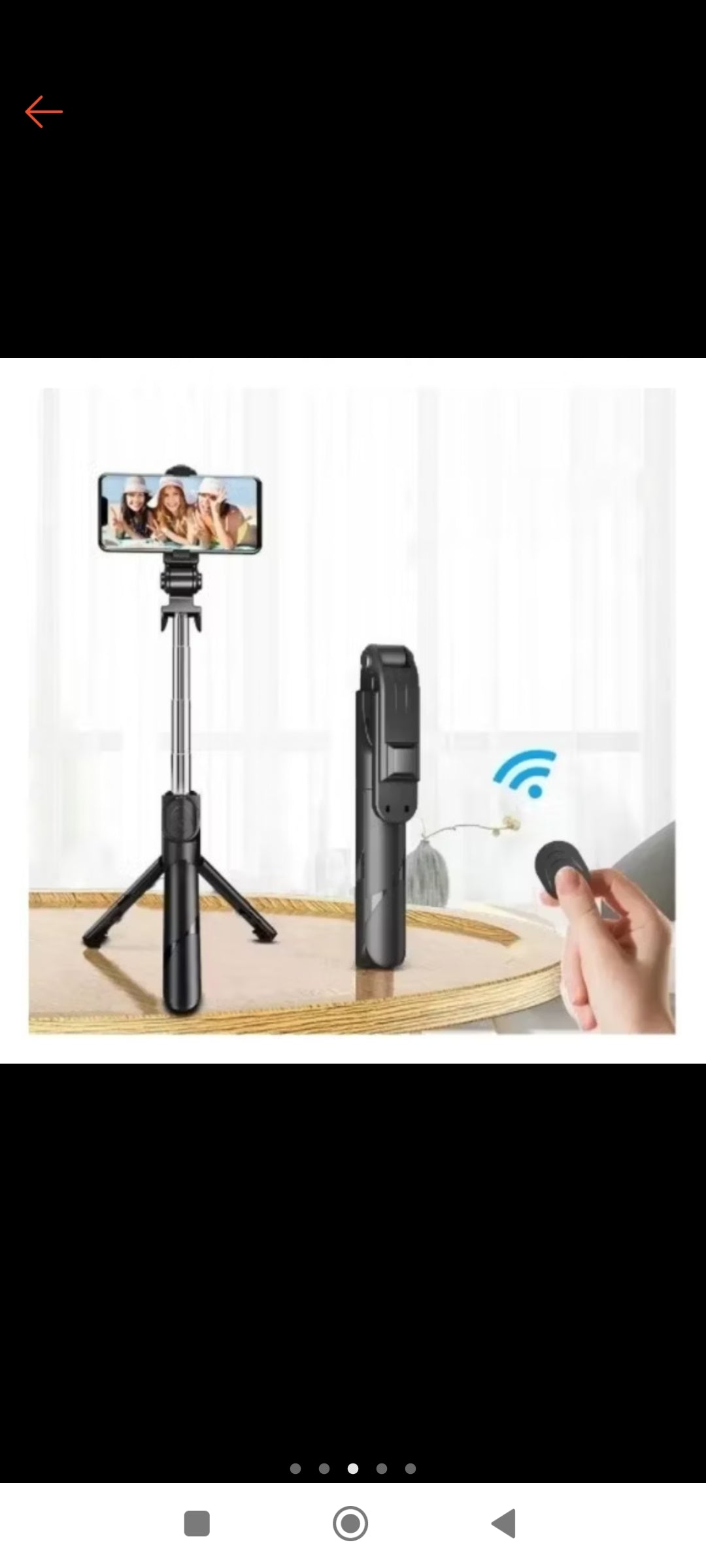Palo Selfie Bluetooth Retráctil-Soporte De Trípode Para Teléfono Celular.