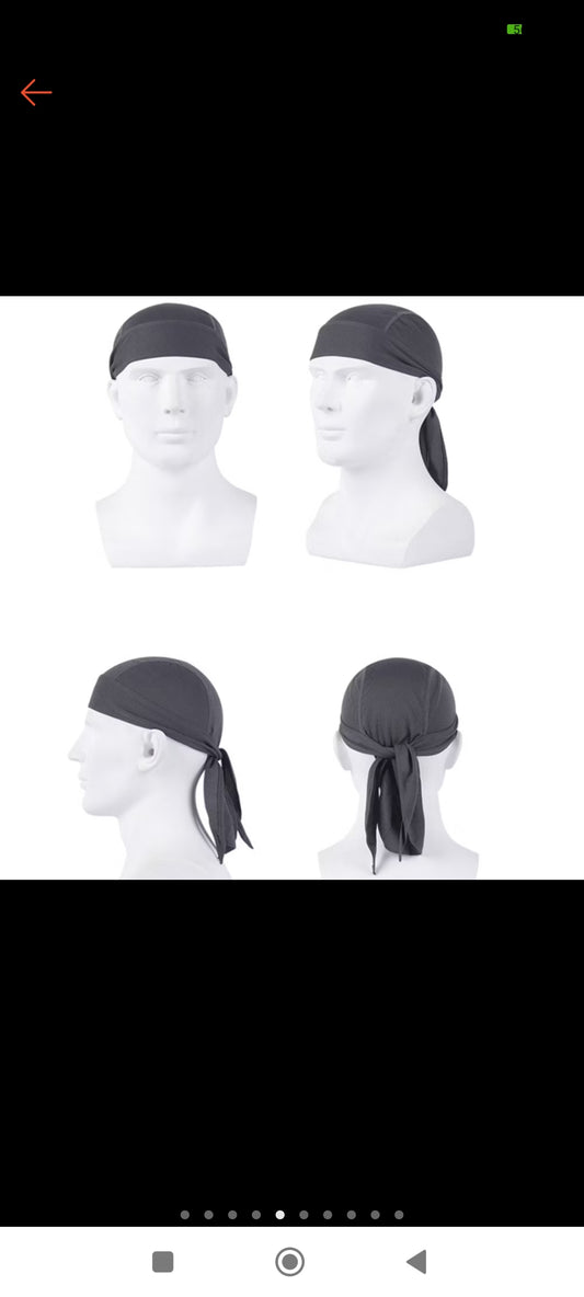 Gorro de malla durag transpirable cubierta de la cabeza